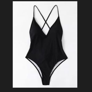 Brand new SHEIN black one-piece swimming suit